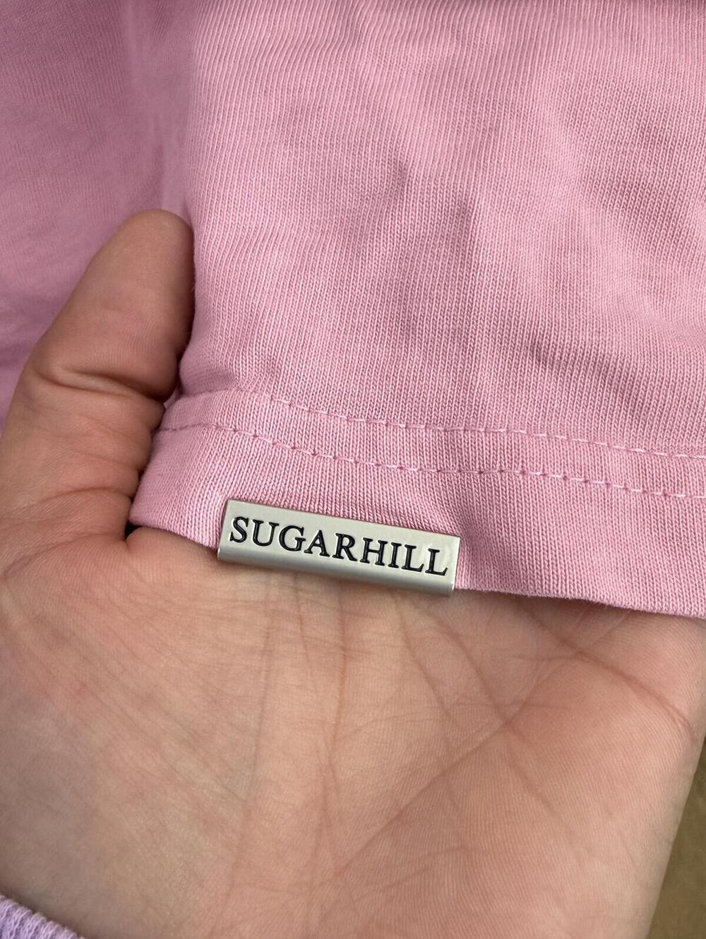 Sugarhill Men's Time Machine Pink Thick Cotton Graphic T-Shirt - Size - XL - Picture 5 of 8